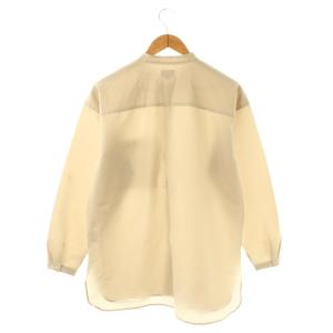 THE NORTH FACE シアサッカーオーバーシャツ ブラウス L ベージュ NRW12361 /DF OS