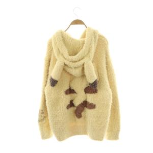 gelato pique 23AW ポケモンスリープ ジェラピカチュウパーカ&ショートパンツ ルームウエア F イエロー PWNT234055