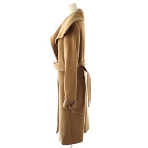 Max Mara キャメルベルテッドコート 42 キャメル 10160833000
