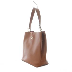 COACH タウンバケット ショルダーバッグ ハンド レザー 茶色 ブラウン 91122 /RI OS