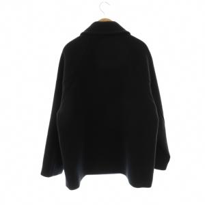 Spick&Span 25AW S160スタンドカラーショートコート 36 ブラック