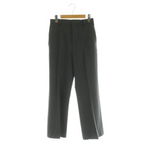 25AW 裏起毛フレアパンツ スラックス ストレッチ 38 グレー /MY OS SH