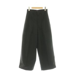 25SS RECYCLE POLYESTER TROUSERS 0 ブラック