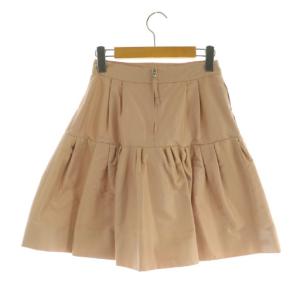 FOXEY タックフレアスカート 38 ピンク 30842