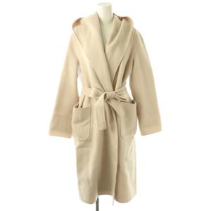 シャルムビーバーフードコート 36 オフベージュ