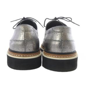 Alexander McQueen COLUMBIA LACE UP ダービーシューズ 38 シルバーカラー