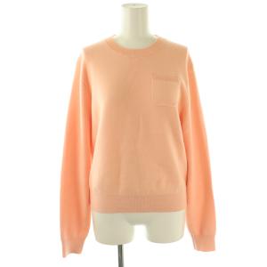 24SS コットンカシミヤ ポケットプルオーバー ニット セーター 長袖 F ピンク /NR OS