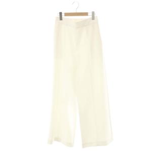 ミドルジョーゼットワイドパンツ 36 ホワイト /DO OS