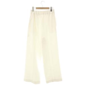 ADORE ミドルジョーゼットワイドパンツ 36 ホワイト /DO OS