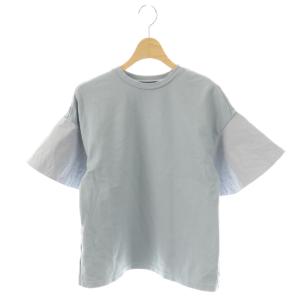 23SS クリアポンチカットソー 38 ブルーグレー グレー /DO OS