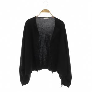クールレーヨンニットジャケット 38 ブラック /DO OS