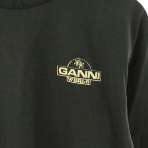 GANNI 24AW Future Heavy Jersey Palm Long Sleeve カットソー Tシャツ