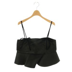 Duchesse Satin Top ビスチェ サテン 36 ブラック F9702 /DF OS
