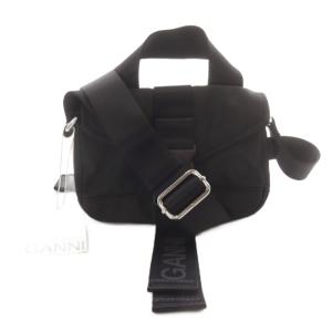 Recycled Tech Mini Satchel ショルダーバッグ 黒 ブラック A5228 /SR