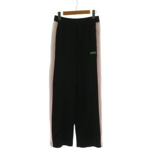 T3970 Sporty Jersey Straight Leg Pants パンツ 34 黒 ブラック