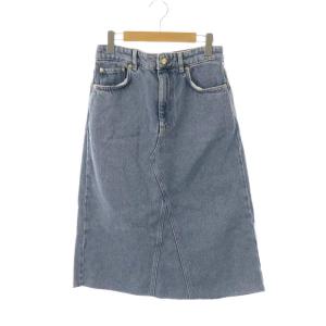 23AW Heavy Denim Midi Skirt デニムスカート フレア 36 ライトブルー J1289
