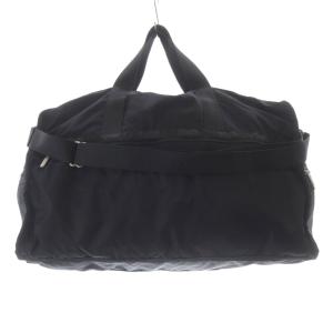 2WAY ボストンバッグ ショルダーバッグ ハンドバッグ ロゴ 黒 ブラック /SR