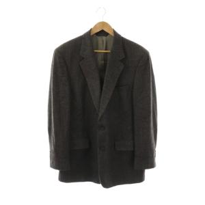 ウール カシミヤ混 テーラードジャケット カシミヤ混 54 チャコールグレー /ES OS
