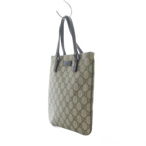 GUCCI GGスプリーム ハンドバッグ 茶色 ブラウン ベージュ モノグラム 114600 /RI OS