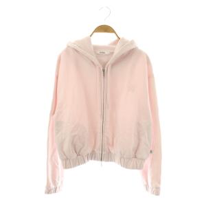 25AW UVカットフーディパーカー ジャケット ジップアップ F ピンク /NR OS
