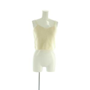 24AW FOXニットビスチェ ウール F オフホワイト 白 /AG OS