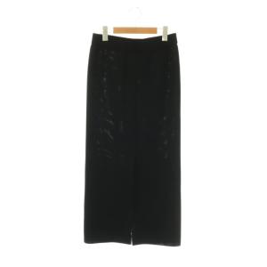 25AW shake code スリットスカート 38 ブラック