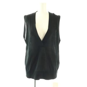 25AW shake code Vネック ベスト ブラック