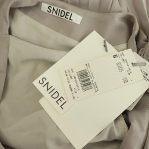 SNIDEL Sustainaシフォンツイストプリーツワンピ ワンピース ロング 1 グレー /MY OS