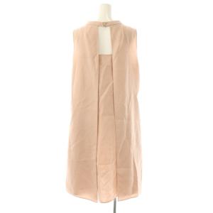 FOXEY Montaigne ノースリーブワンピース 40 ピンクベージュ 35300