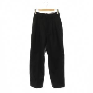 THE SHINZONE TOMBOY PANTS ワイドテーパードパンツ P0 ブラック /ES OS