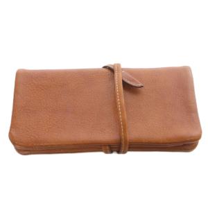 トーンオイルヌメ ループロングウォレット 長財布 レザー 茶色 ブラウン /SR