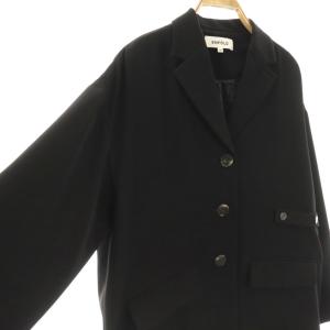 ENFOLD 25SS NOTCHED-COLLAR JACKET 36 ブラック