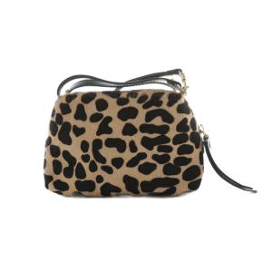 GUM gianni chiarini アリファ ALIFA 2WAYバッグ ショルダー ハンド レオパード柄 ハラコ ベージュ 黒 ブラック