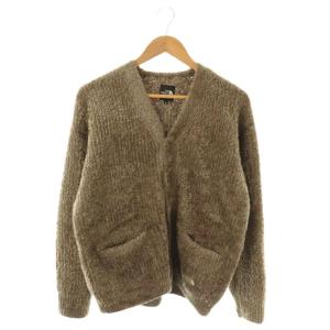NT92461 オルタナティブフェザーカーディガン ニット 長袖 S 茶 /NR OS