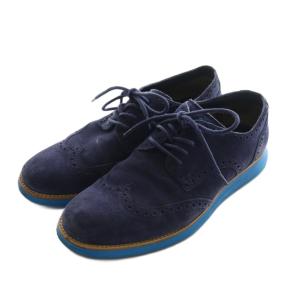 COLE HAAN LUNARGRAND スニーカー シューズ スエード 8 パープル 紫 ブルー 青 /AQ OS OS