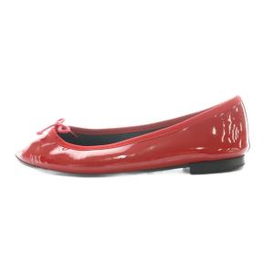 Repetto リリ バレリーナ Lili ballerina シューズ バレエ エナメル 37 赤 レッド V1790VLUX