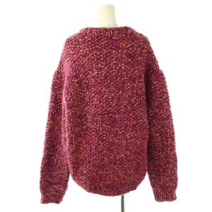 MADISONBLUE 24AW HAND-KNITTED CUNKY KN PO XS パープル