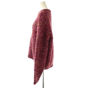 MADISONBLUE 24AW HAND-KNITTED CUNKY KN PO XS パープル