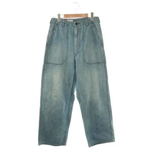 25AW WIDE BAKER PT デニムパンツ M ブルー