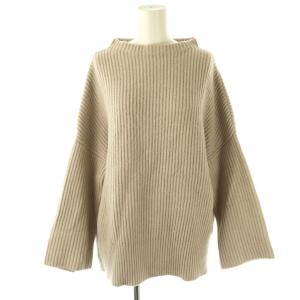 アゼプルオーバー ニット セーター カシミヤ混 グレージュ /ES OS