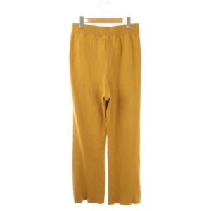 L'Appartement Rib Knit Pants リブニットパンツ イージーパンツ 36 イエロー /DF OS