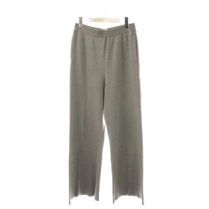 24SS Beauty パンツ ワイド ニット 38 グレー /HK OS