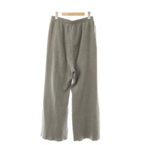Deuxieme Classe 24SS Beauty パンツ ワイド ニット 38 グレー /HK OS