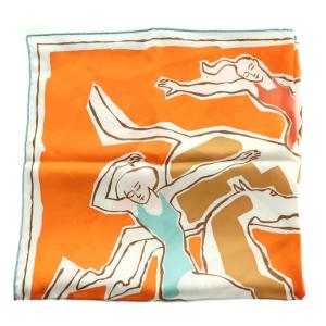 HERMES カレ70 CHORE GRAPHIE EQUESTRE シルクスカーフ