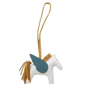 HERMES ロデオペガサス PM チャーム アニョーミロ ブルーブリュム×セサミ×ヴェールボスフォール Z刻印