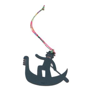 HERMES プティアッシュ ゴンドリエ バッグチャーム ピンク