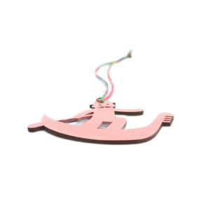 HERMES プティアッシュ ゴンドリエ バッグチャーム ピンク