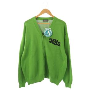 24SS AFRO GIRL編込 カーディガン XL グリーン