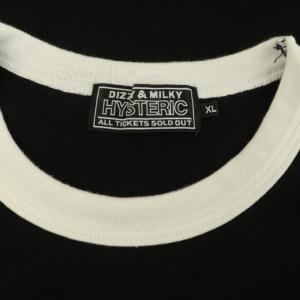 HYSTERIC GLAMOUR 24SS HYSTERIC HAIR CUT Tシャツ 半袖 プリント クルーネック XL ブラック /MY