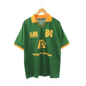 24SS HYSTERIC84シャツ カットソー L グリーン イエロー /DO OS